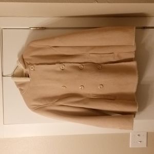 Suede Peacoat Womans